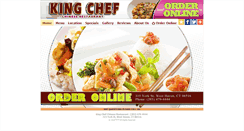 Desktop Screenshot of kingchefchinese.com