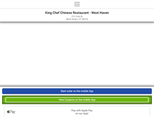 Tablet Screenshot of kingchefchinese.com